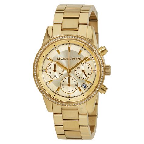 ritz chronograph gold